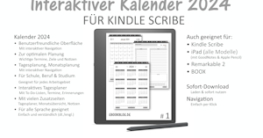 Kalender 2024 Kindle Scribe