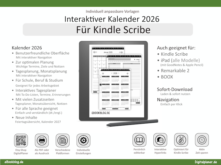 kalender2026 kindle scribe